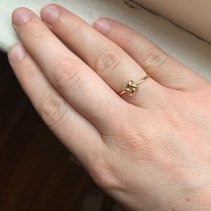 Delicate Gold Celtic Knot Ring